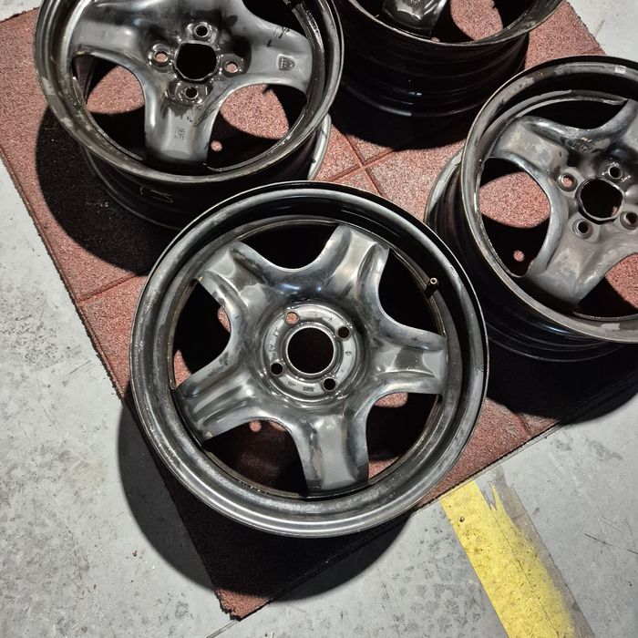 3 Jante opel 4x100 R15, O janta Renault  R 16