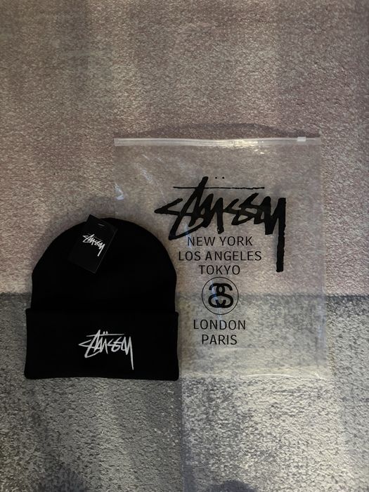 Stussy черна шапка