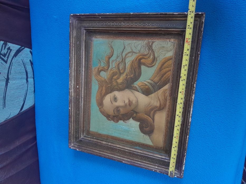 Port acte din piele și tablou