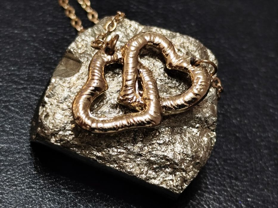 Колие SWAROVSKI / Сребро / Злато / Сърце
