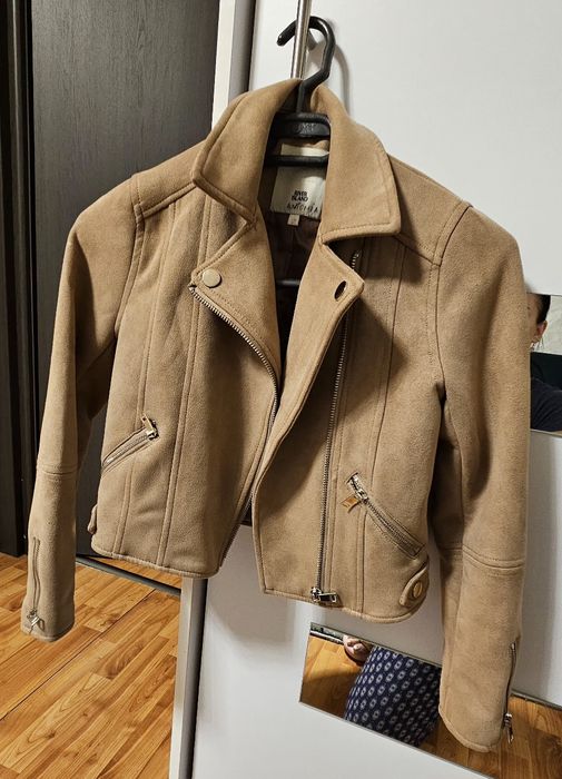 River Island Geaca piele întoarsă Fete.