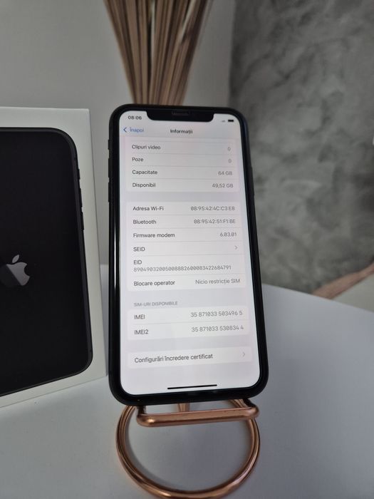 IPhone 11 impecabil 83% bateria