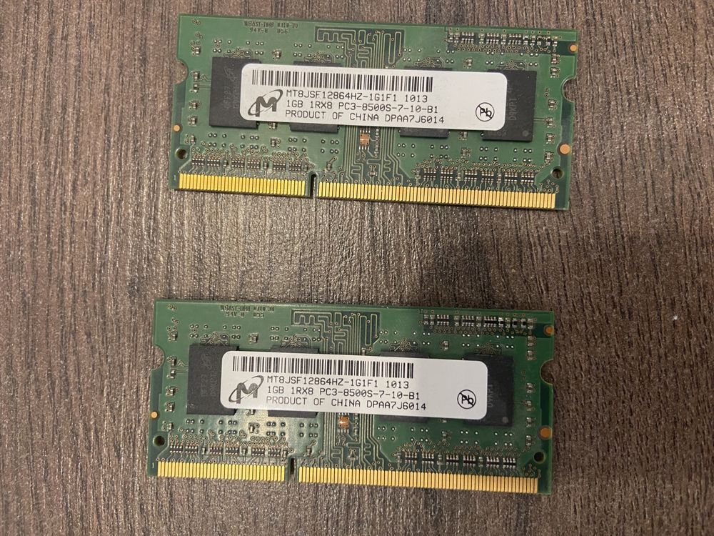 ОЗУ на ноутбук so-dimm ddr3 pc3-8500 частота 1066 мгц