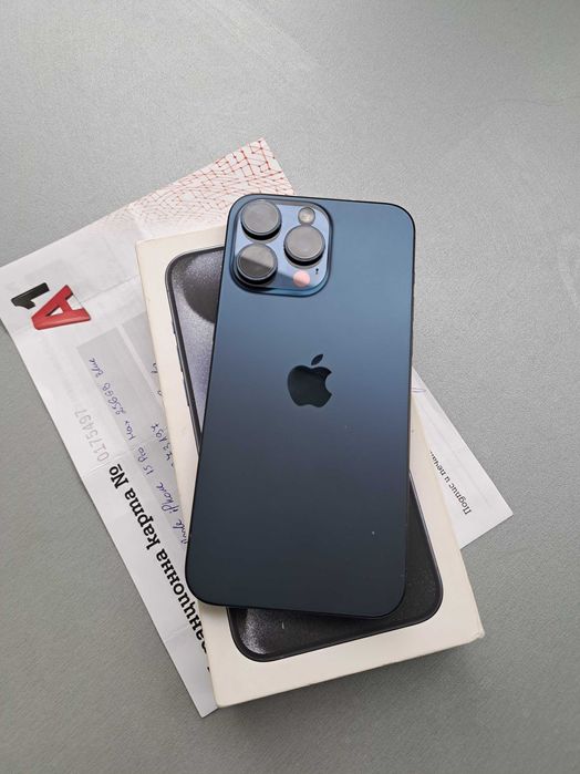 IPhone 15 Pro Max Blue Titanium 256GB