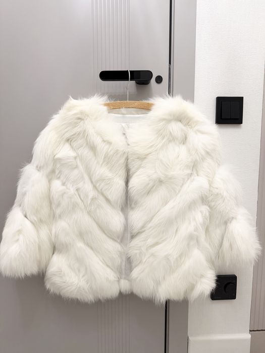 Шуба натуральный песец S