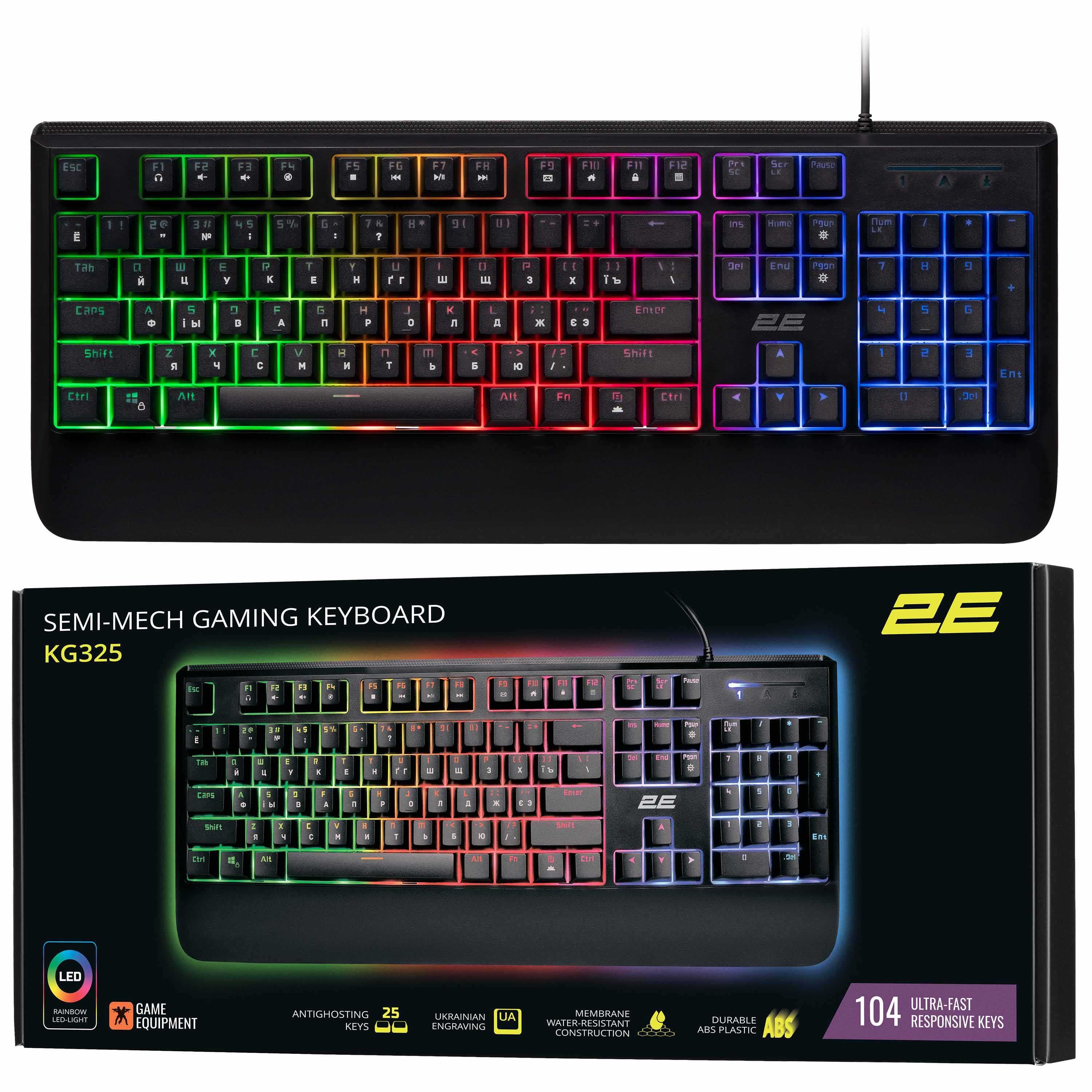 ; Игровая клавиатура 2E KG325 USB