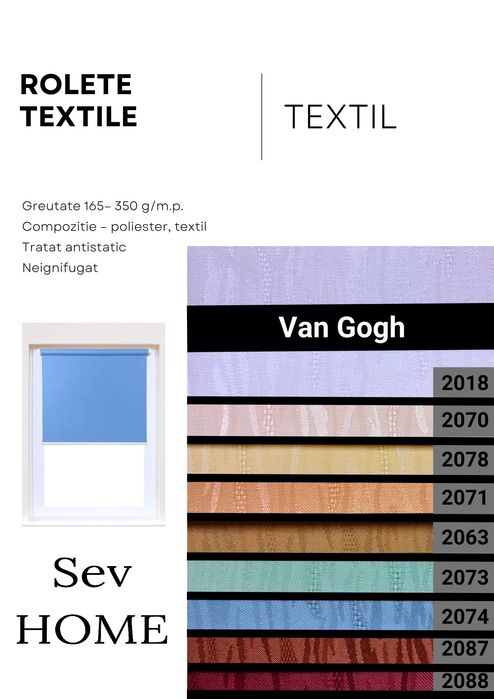 Rolete textile simple București