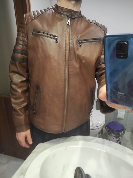 Geaca piele Felix Hardy moto