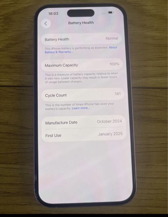 Iphone 16 Blue Ultramarine 256GB