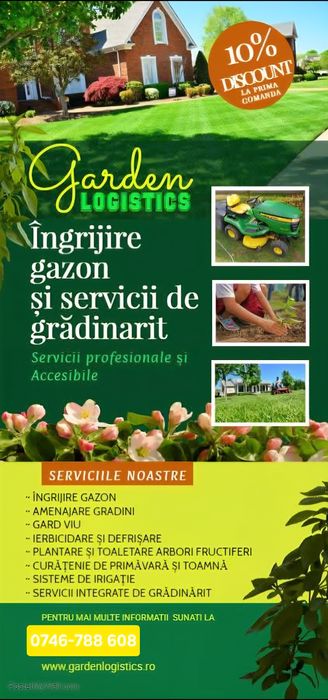 Peisagistica, amenajări, intretinere curți, gradini, spatii verzi