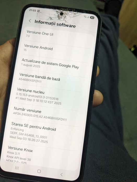 Vand Samsung a54 cu mic defect