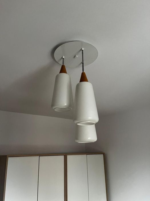 Lustra sticla si inox