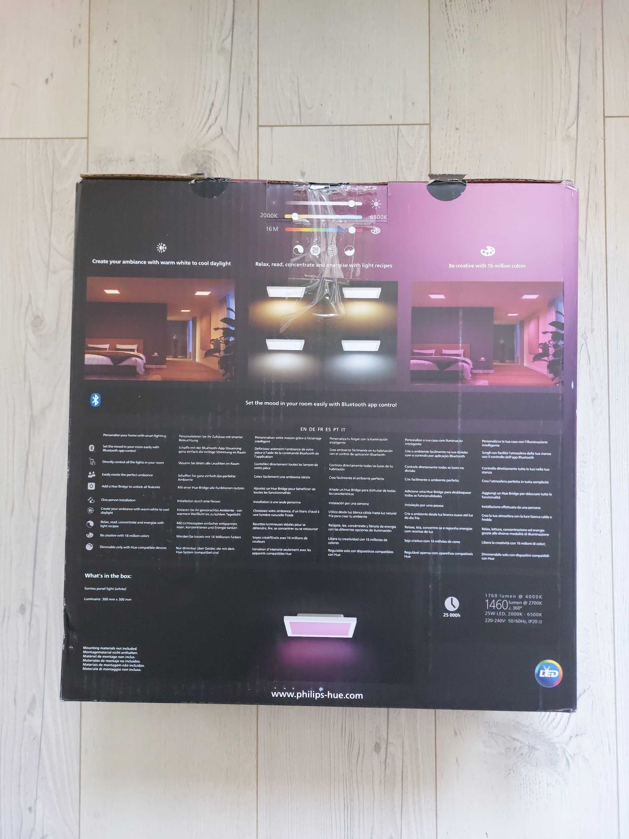 Philips HUE Панел Surimu 60W, White and Color Ambiance