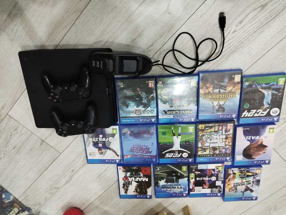 PlayStation 4 slim, употребяван, запазен