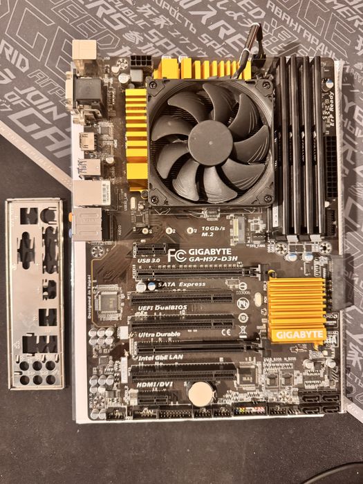 Kit CPU i7-4790K + Placă de bază Gigabyte H97 + 32GB RAM