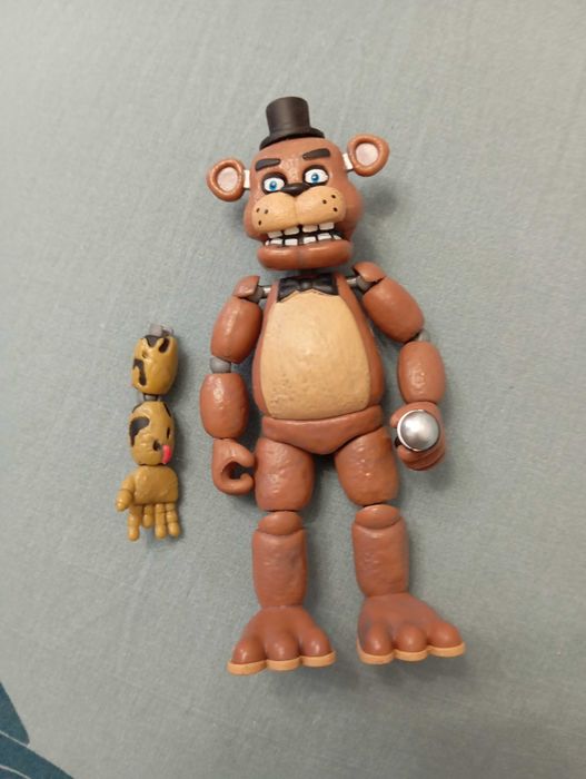 Фигурки аниматроников FNaF. Солнце/Луна/Фредди (+коллекционная рука)