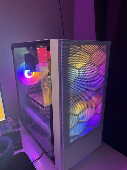 Black Friday Pc Gaming White Build Construit de mine