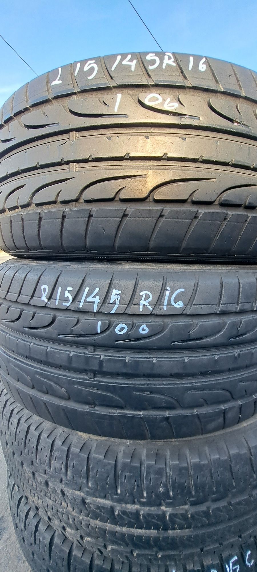 2 anvelope vara 215/45r16 Dunlop Montaj Gratuit