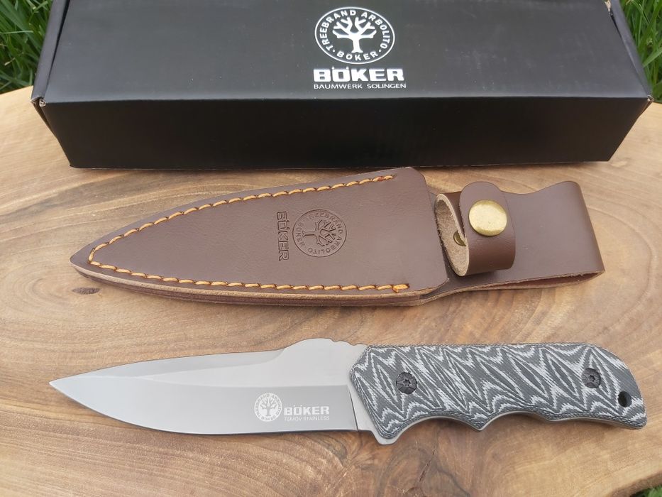 Нож с кожена кания BOKER TSMOV Baumwerk SOLINGEN