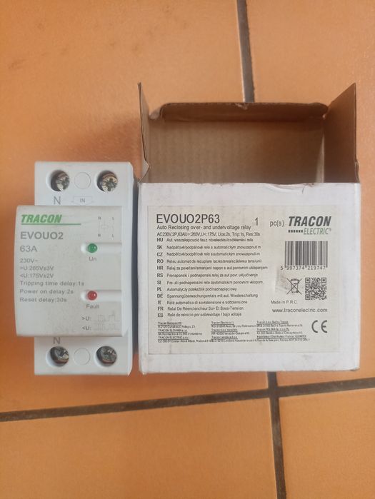 Releu Automat de recuplare la cresterea/scaderea tensiunii monofazat