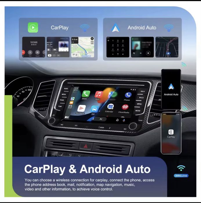 Navigatie 4GB Carplay Android Volkswagen VW Passat b6 b7 CC Golf Jetta