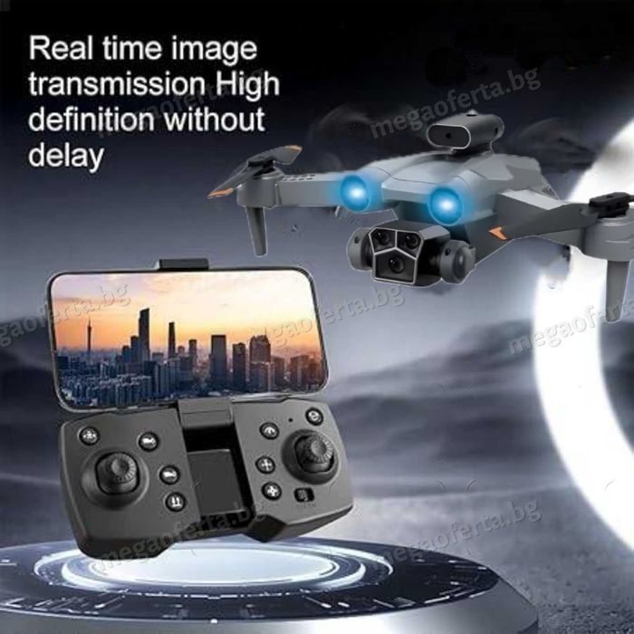 Мини Комбиниран Дрон HD Двойна Камера WiFi
