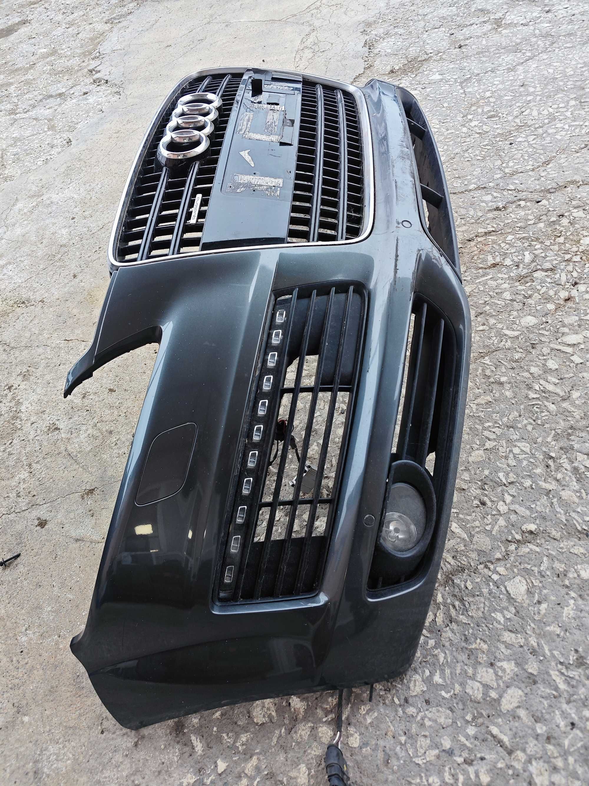 Предна S-line Броня Фейслифт Audi Q7 4L с диодни халогени