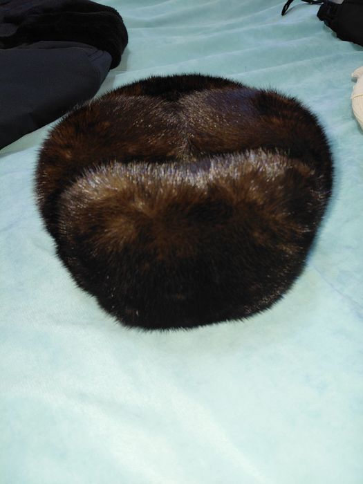 Норковая шапка в идеальном состоянии