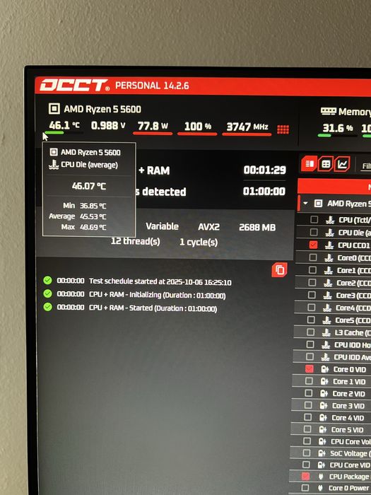 PC Gaming RTX 5060 8gb, Ryzen 5 5600, 32gb ram
