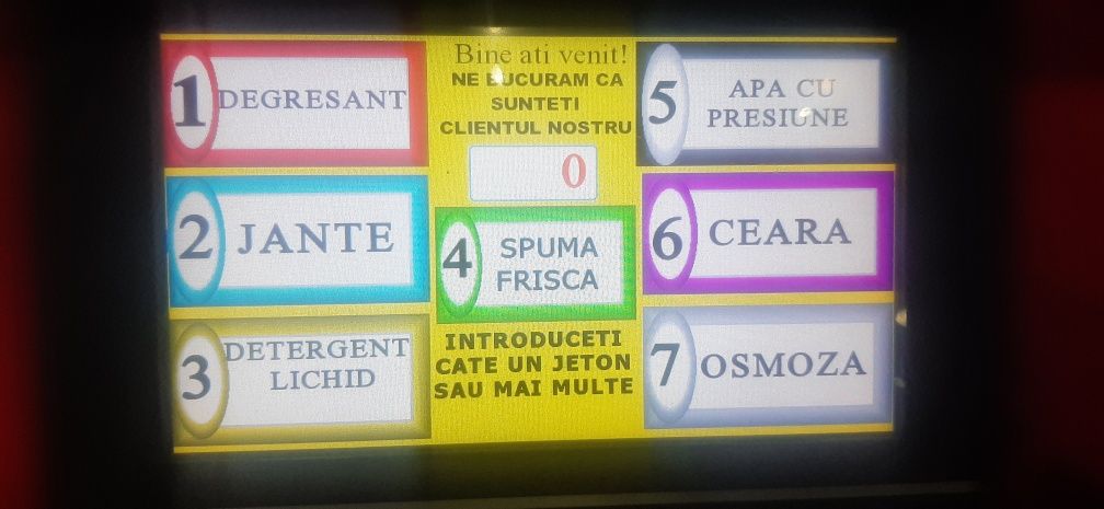 Spalatorie Jetoane Self service  Automatizare Tehnologie Fundatie