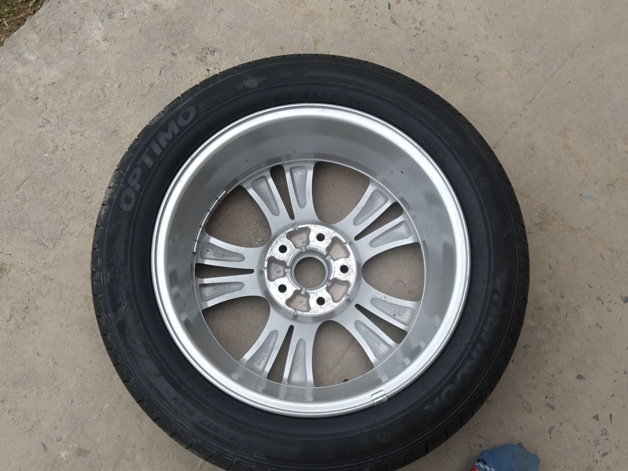 Запаска для хундае Саната 215/55 R17