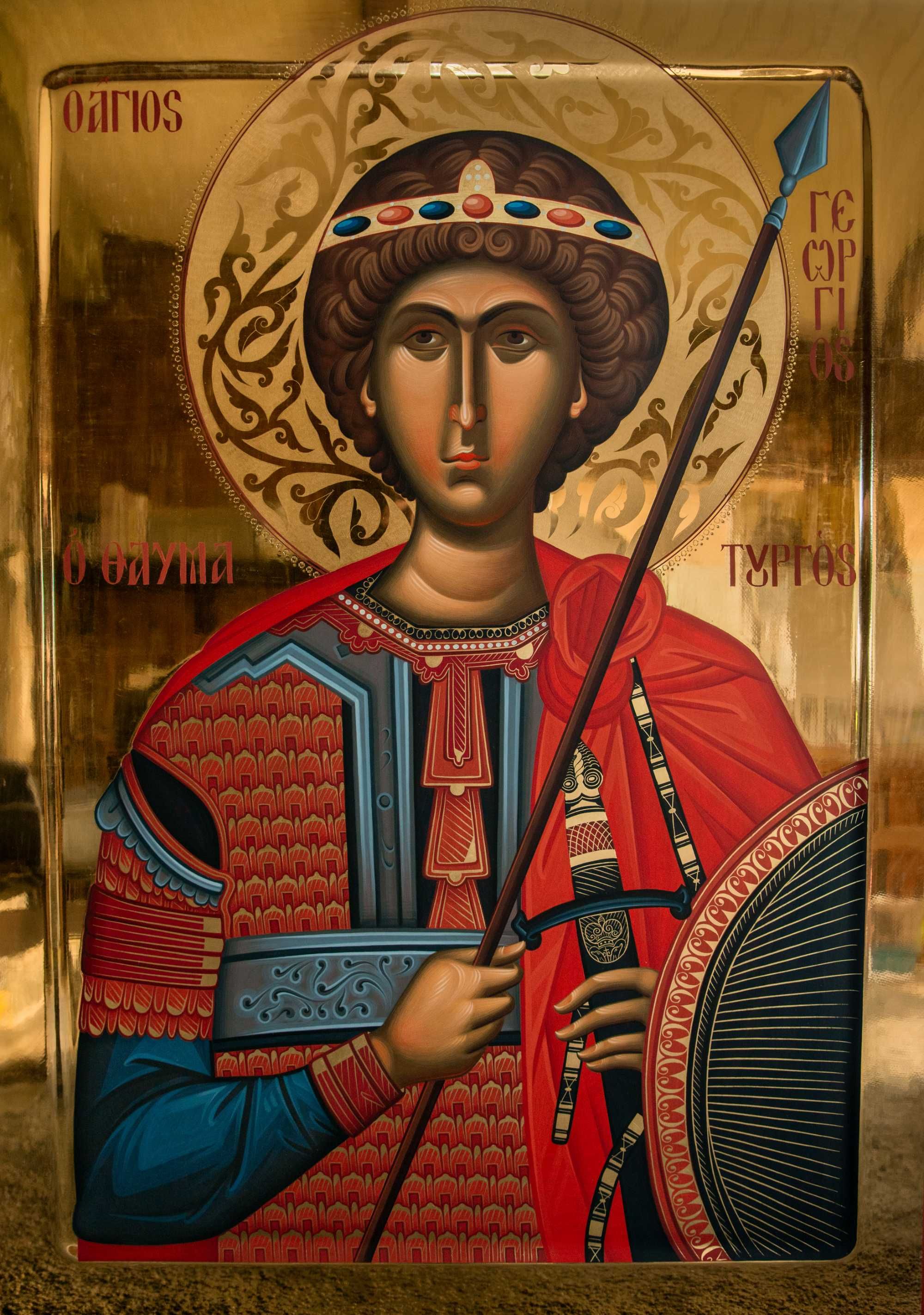 Icoane ortodoxe pictate pe lemn