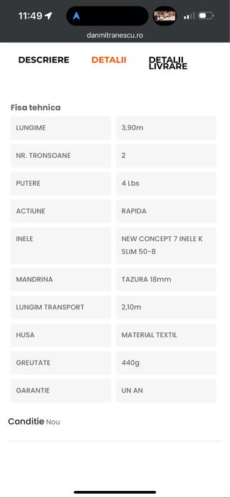Vand Set Crap Tazura Class 3k + Mulinete DAIWA CROSSCAST 45 SCW LD