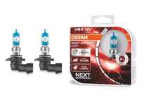 Set becuri auto halogen OSRAM HB3 (9005) 12V; 60W; Night breaker laser; 1860lm; cu pana 150% mai multa lumina; culoare temperatura 3800K; P20d; 9005NLHCB, 2 buc.