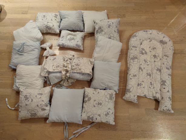 Комплект Бортики подушки одеяло для детской кроватки