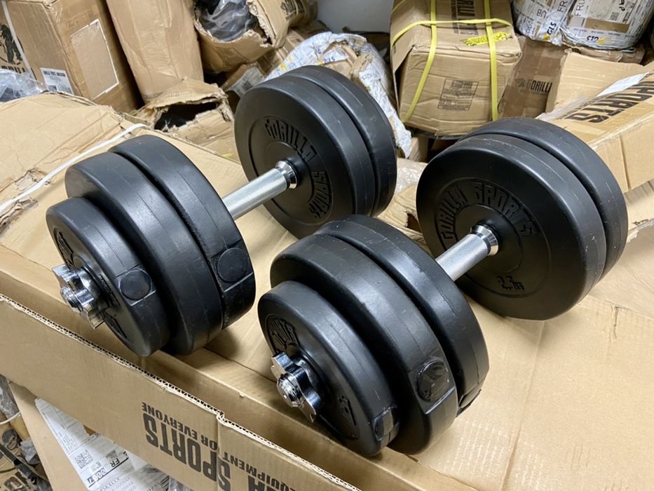 Gantere reglabile noi set 30 kg ambele, 15+15=30 kg made in Germany