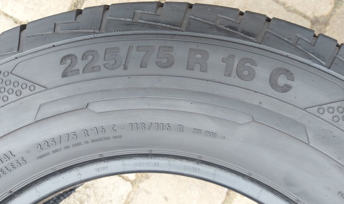 Set 4buc 225/75 R16C 118/116R Continental ContiVanContact 100 vară