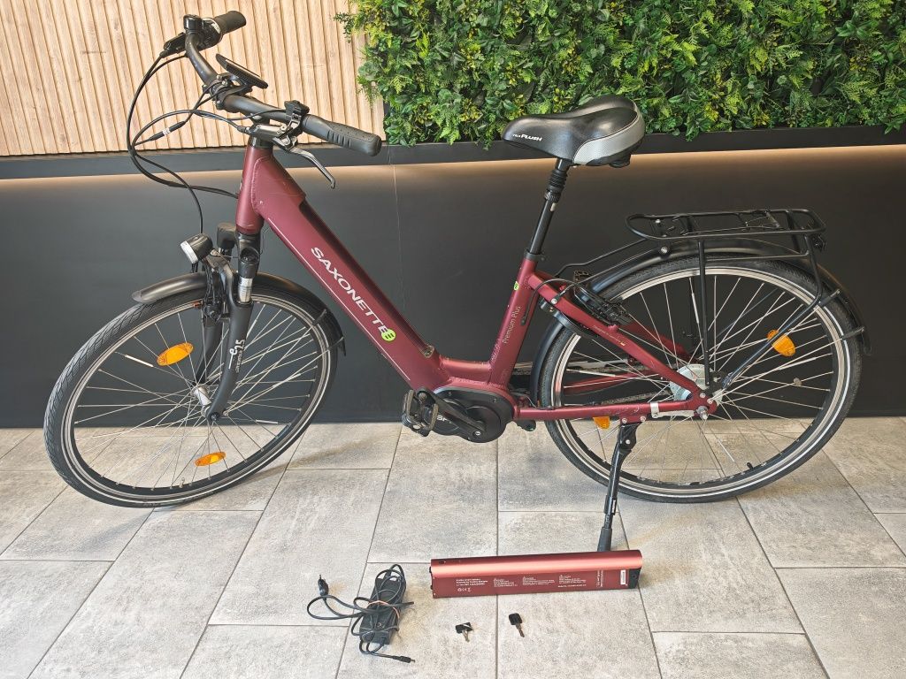 Vând bicicleta electrica SAXONETTE  cu 5 nivele de viteza
