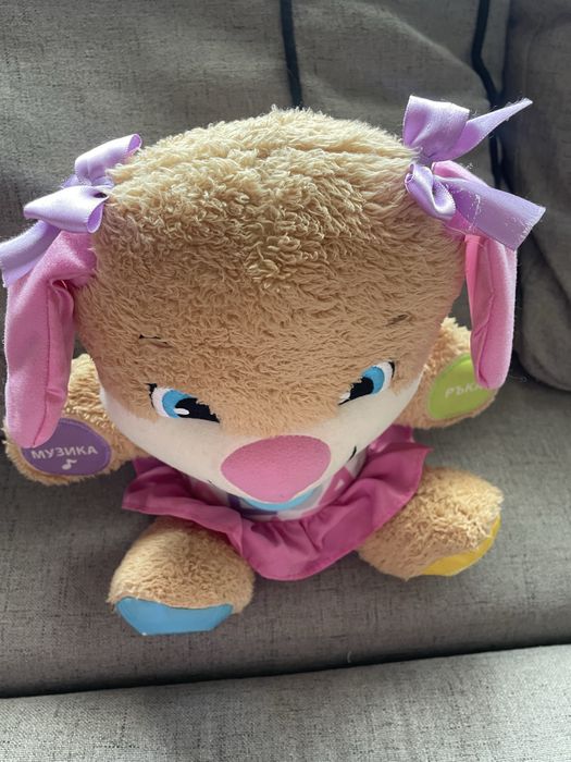Кучето на fisher price момиче розово детска играчка образавателна