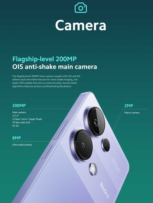 Redmi Note 13 Pro 256GB Midnight Black nou