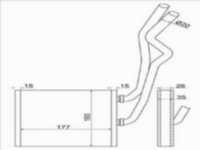 Радиатор отопителя салона  Nissan Qashqai