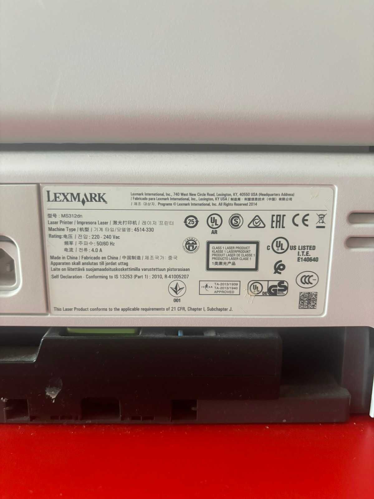 Принтер  Lexmark MS312dn