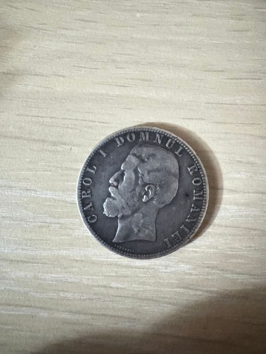 Moneda argint Carol I-1880