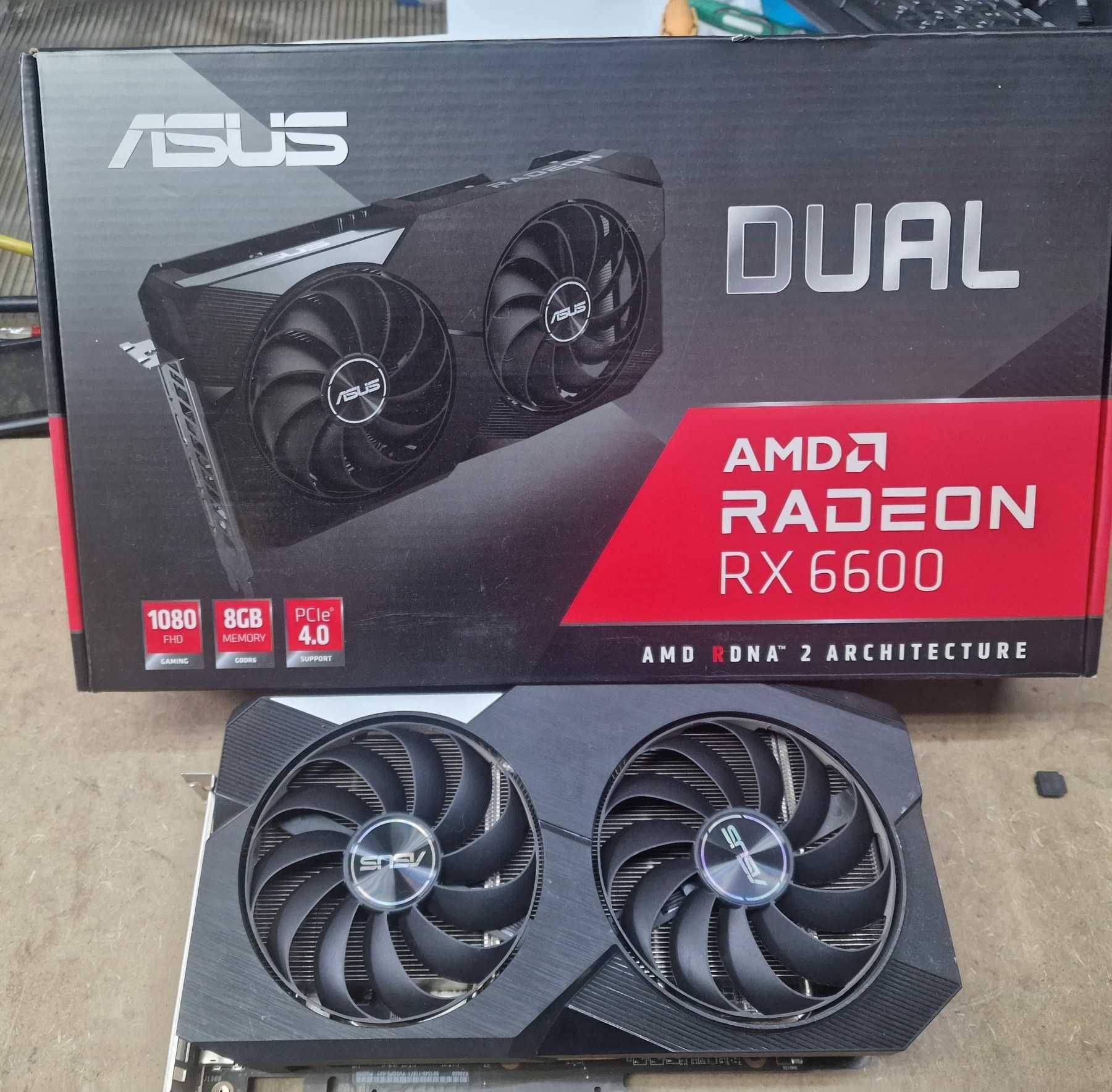 AMD ASUS Dual Radeon™ RX6600 8GB GDDR6 Гаранция 3 месеца