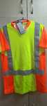Tricou verde reflectorizant