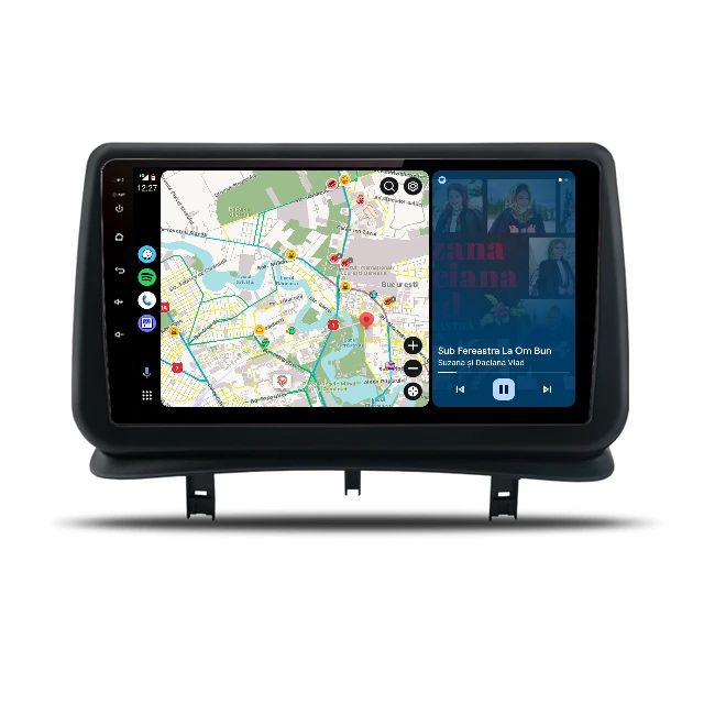 Navigatie Android Renault Clio 3 , Carplay , Android Auto + Camera