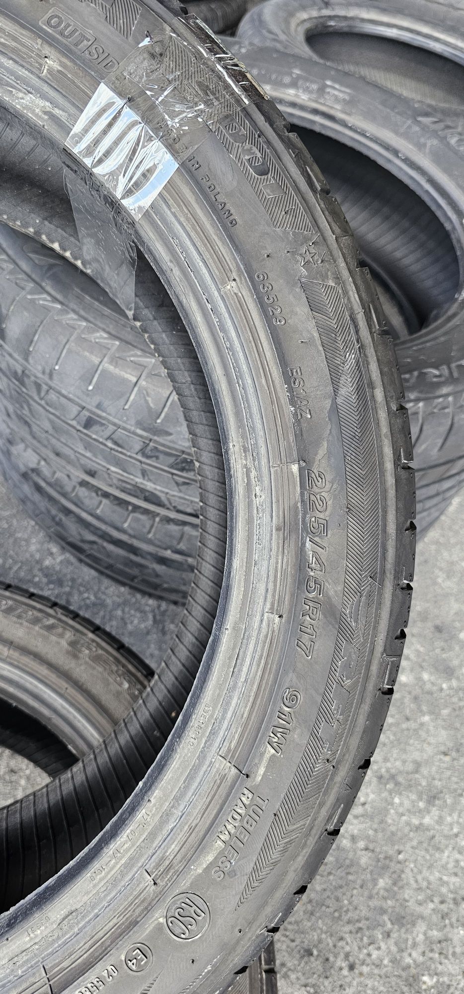 225 45 R 17 Bridgestone vară
