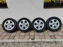 Jante Aliaj 5x108 Ford r16 + anvelope vara 215/60r16