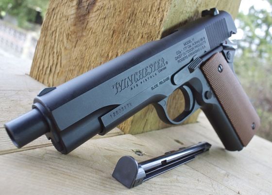 CEL MAI PUTERNIC!!Pistol Cu Aer Comprimat AIRSOFT Co2 Full Metal Recul