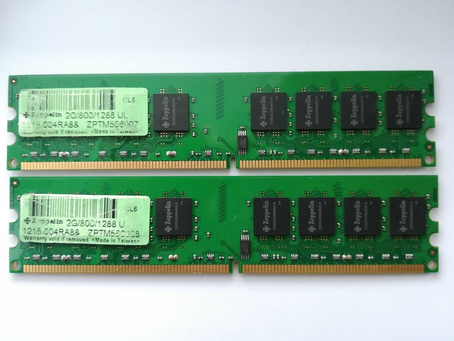 Memorie RAM DDR2 Zeppelin 4GB (2x2GB) PC2-6400 CL6 Dual Channel